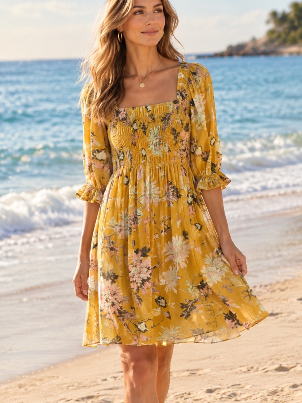 Yellow Summer Dress